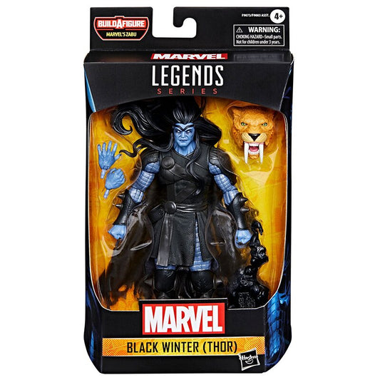 (Pre-Order July 2024) Marvel Legends Zabu Series Black Winter (Thor) 6-Inch Action Figure