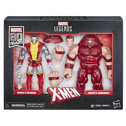 (Pre-Order August 2024) Marvel Legends 80th Anniversary Colossus and Juggernaut 6-Inch Action Figures